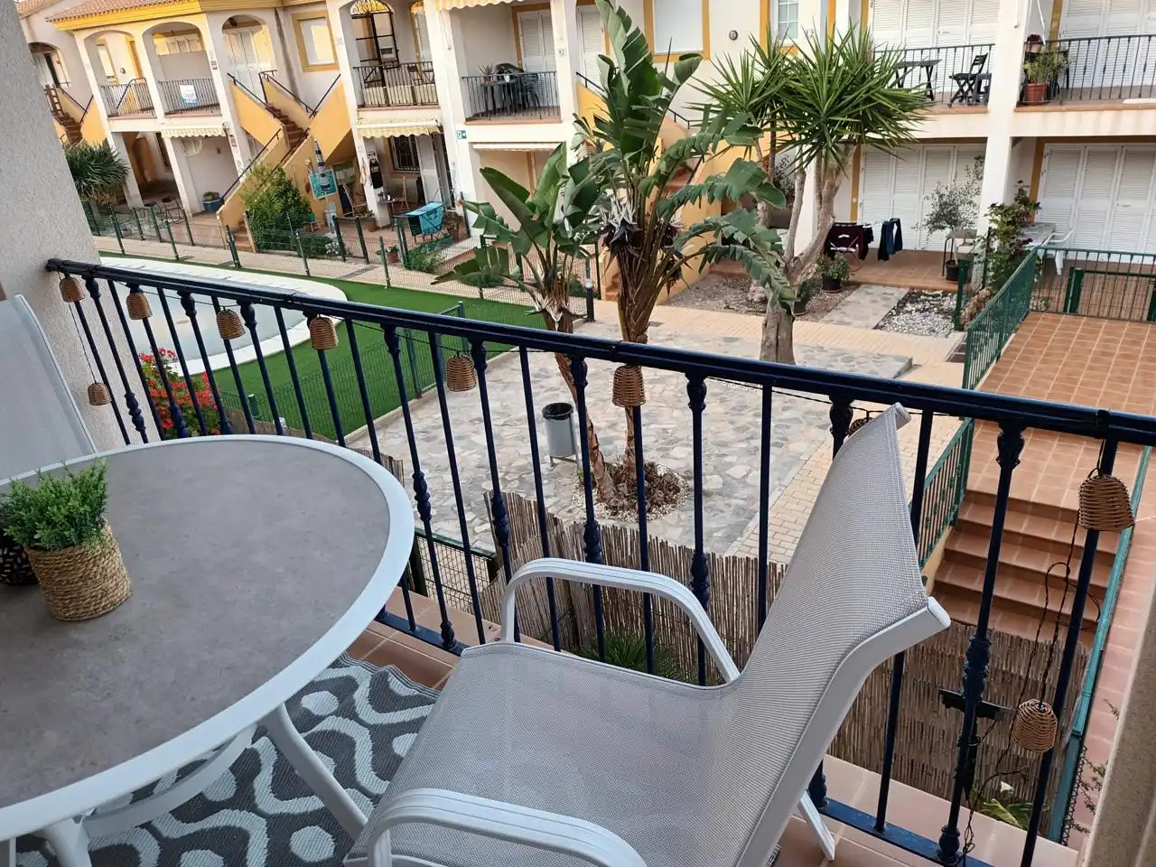 Terrasse von Wohnung zur Miete in Cuevas del Almanzora mit Klimaanlage, Terrasse und Möbliert