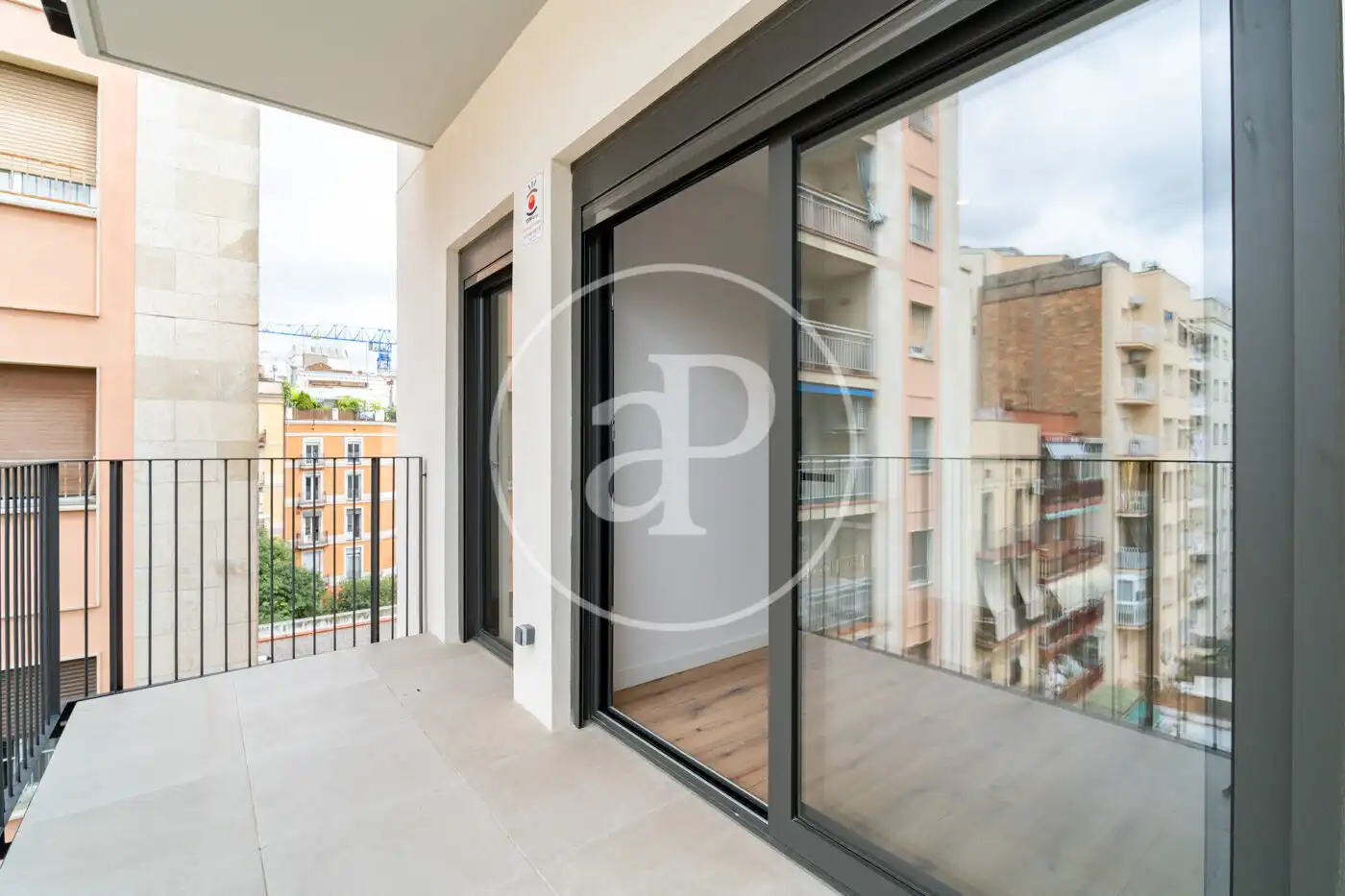 Terraza de Piso de alquiler en Barcelona con Aire acondicionado, Calefacción y Trastero