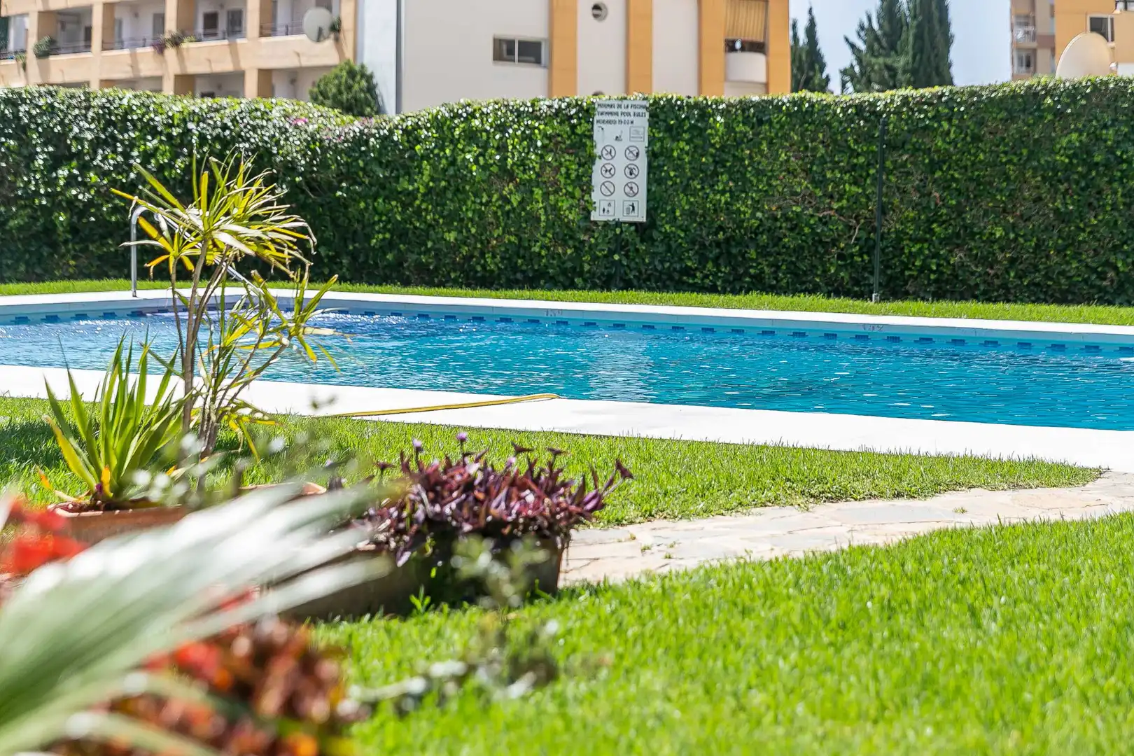 Piscina de Pis en venda en Benalmádena amb Aire condicionat, Terrassa i Moblat