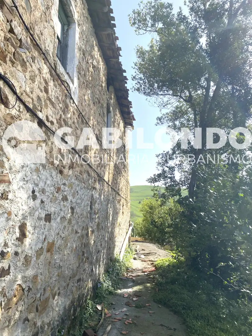 Vista exterior de Casa adosada en venta en Elgoibar con Jardín privado, Trastero y Horno