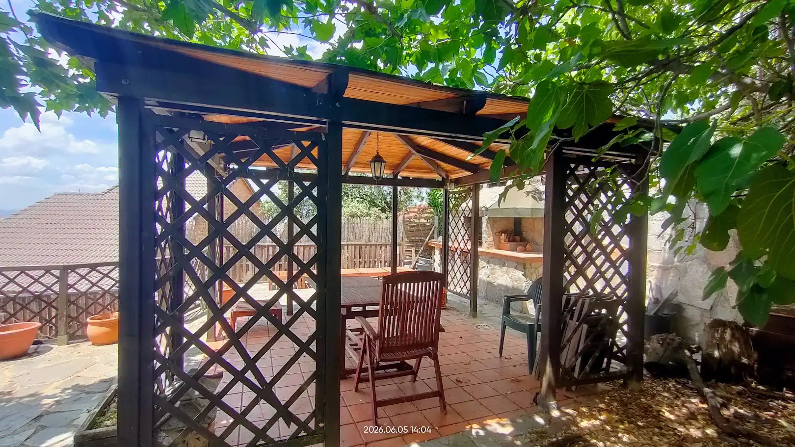 Terrassa de Casa o xalet en venda en El Casar amb Calefacció, Jardí privat i Terrassa