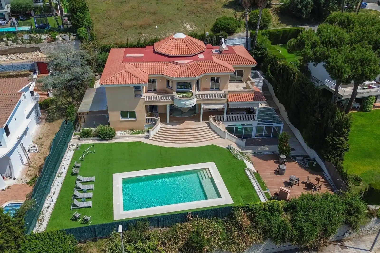 Vista exterior de Casa o chalet en venta en Alella con Aire acondicionado, Calefacción y Jardín privado