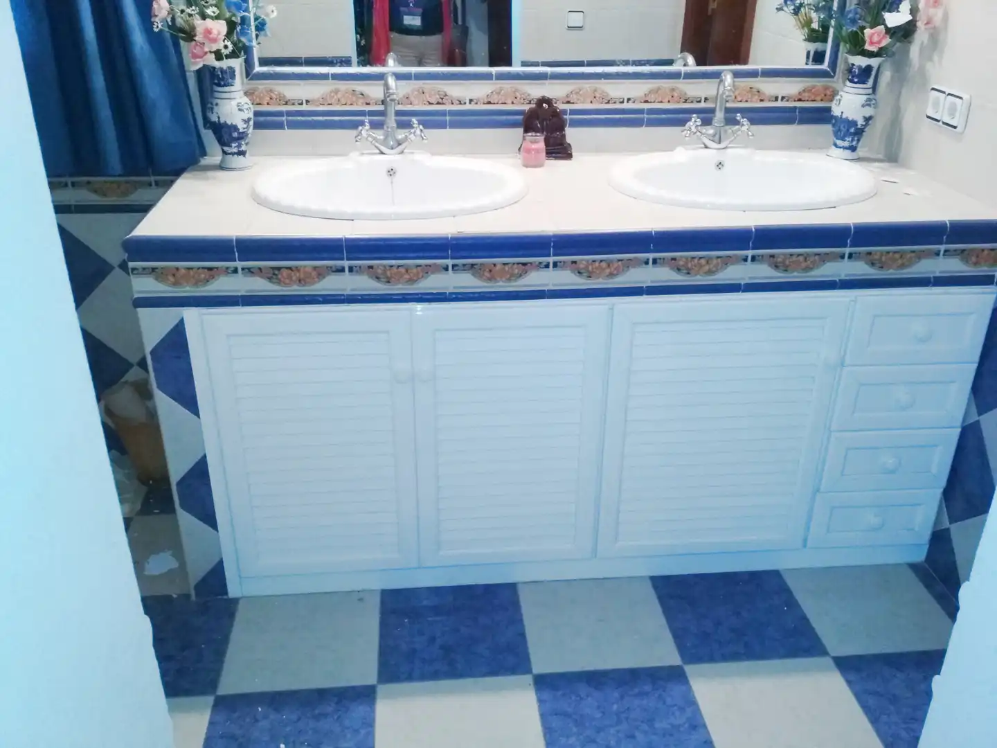 Baño de Casa o chalet de alquiler en Sanlúcar de Barrameda con Aire acondicionado, Calefacción y Jardín privado