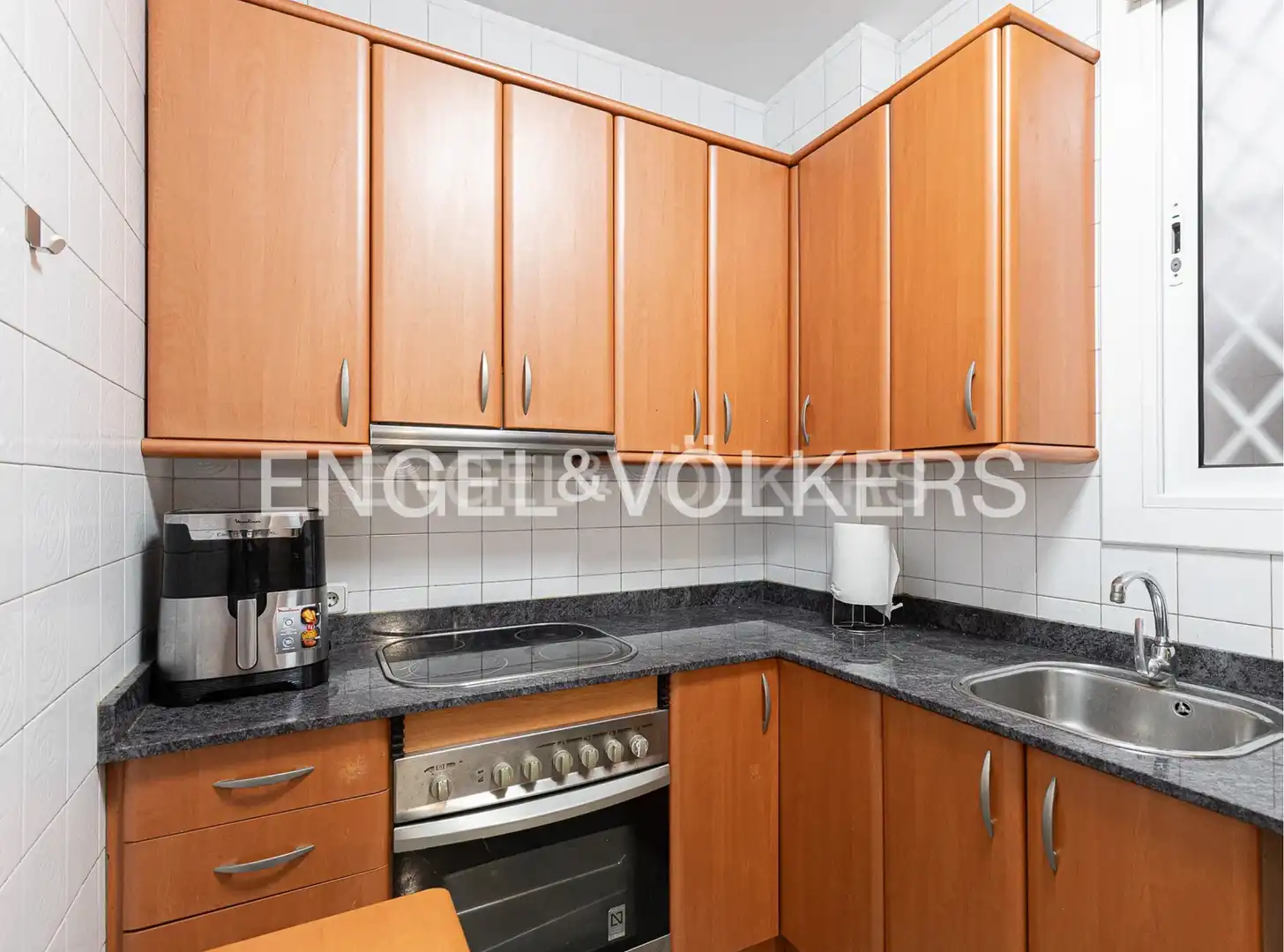 Kitchen of Flat for sale in Barcelona  with Air Conditioner and Heating
