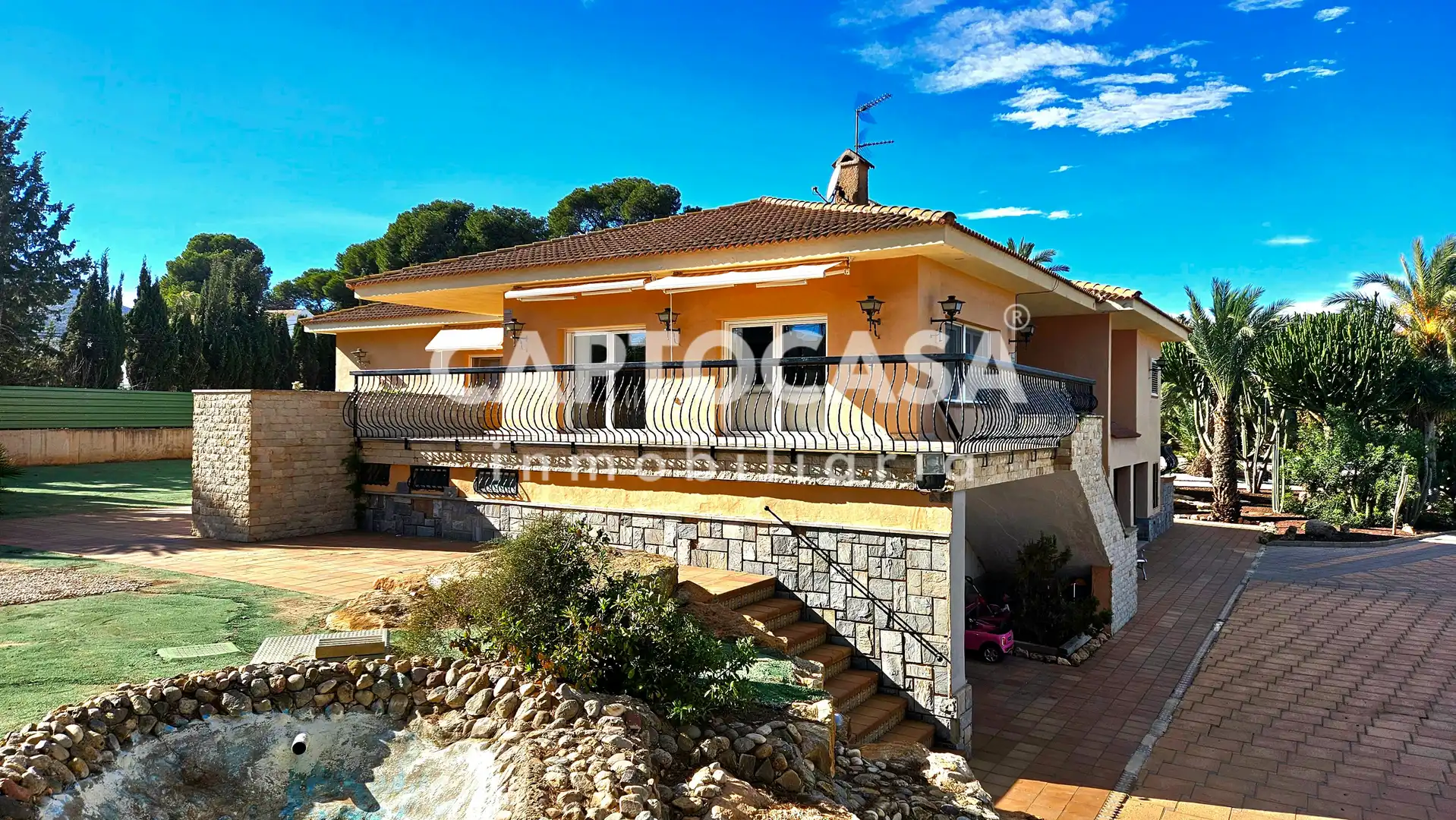 Vista exterior de Casa o chalet en venta en Cartagena con Aire acondicionado, Calefacción y Jardín privado