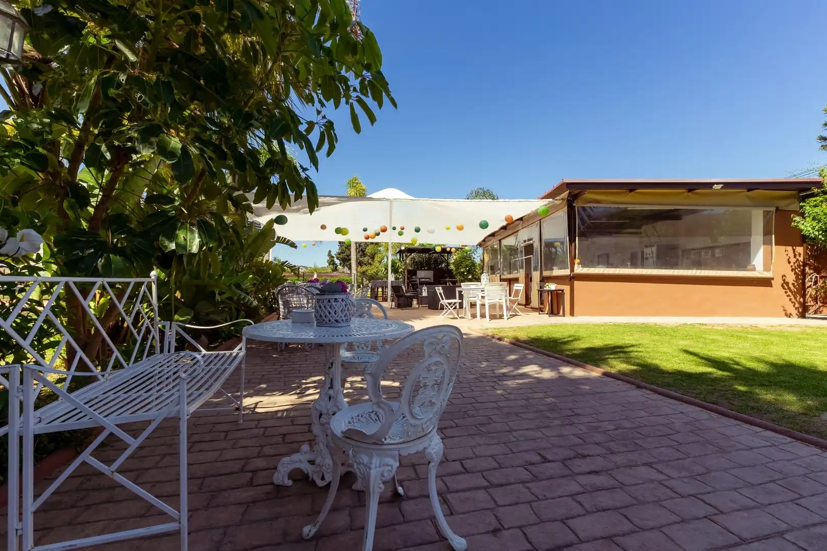 Terraza de Finca rústica de alquiler en Mijas