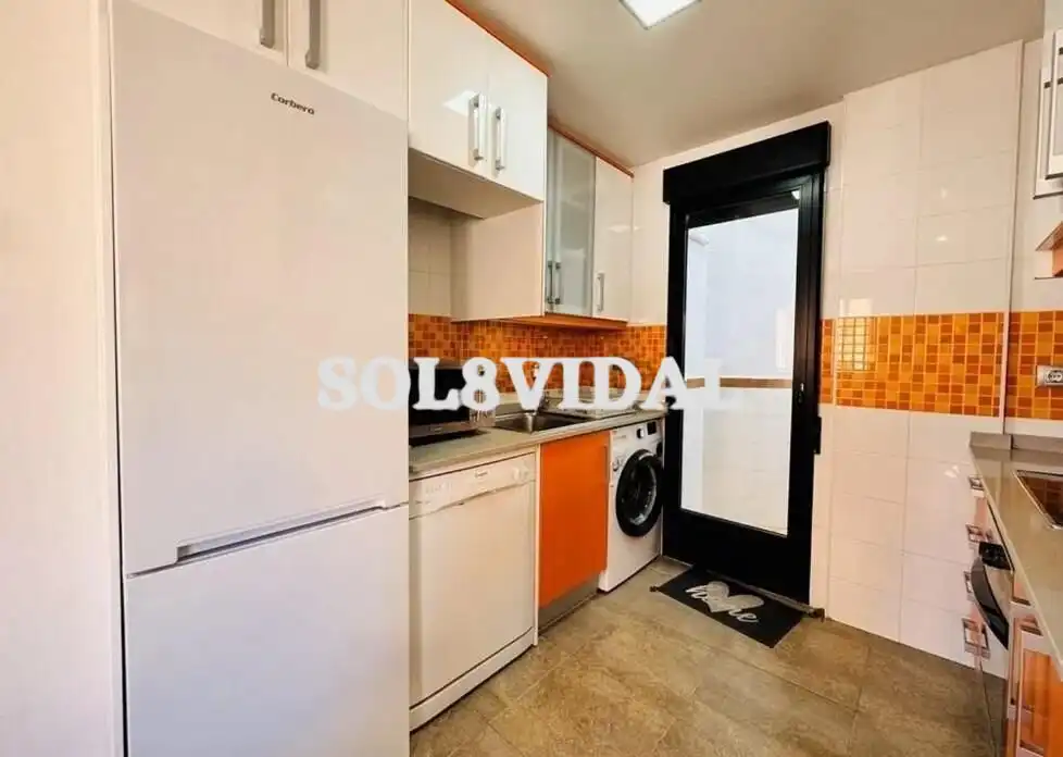 Kitchen of Flat for sale in Torrevieja  with Air Conditioner, Private garden and Furnished