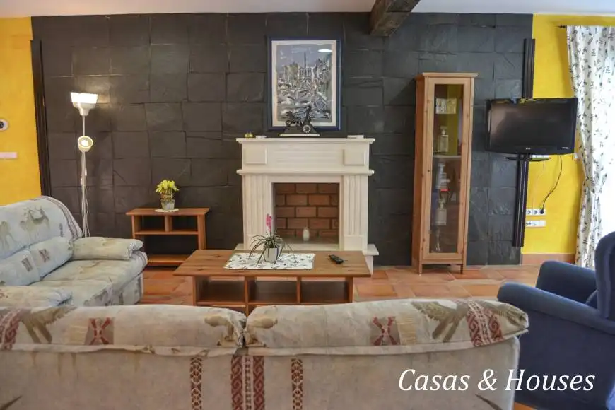 Sala d'estar de Casa o xalet en venda en La Manga del Mar Menor amb Jardí privat, Terrassa i Moblat