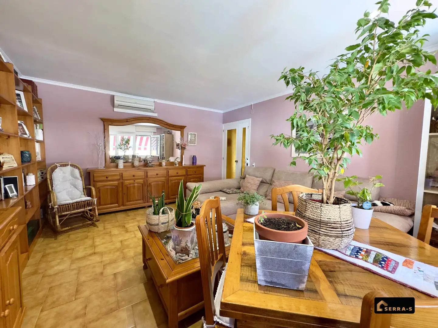 Wohnzimmer von Wohnung zum Verkauf in Malgrat de Mar mit Klimaanlage und Balkon