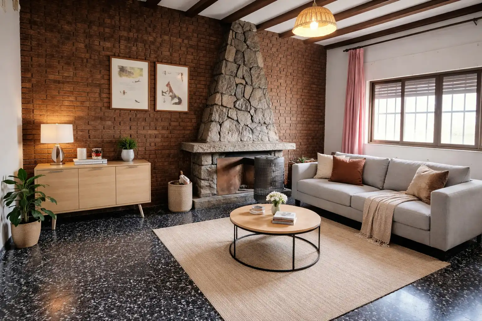 Sala de estar de Casa o chalet en venta en Robledo de Chavela con Calefacción, Jardín privado y Terraza