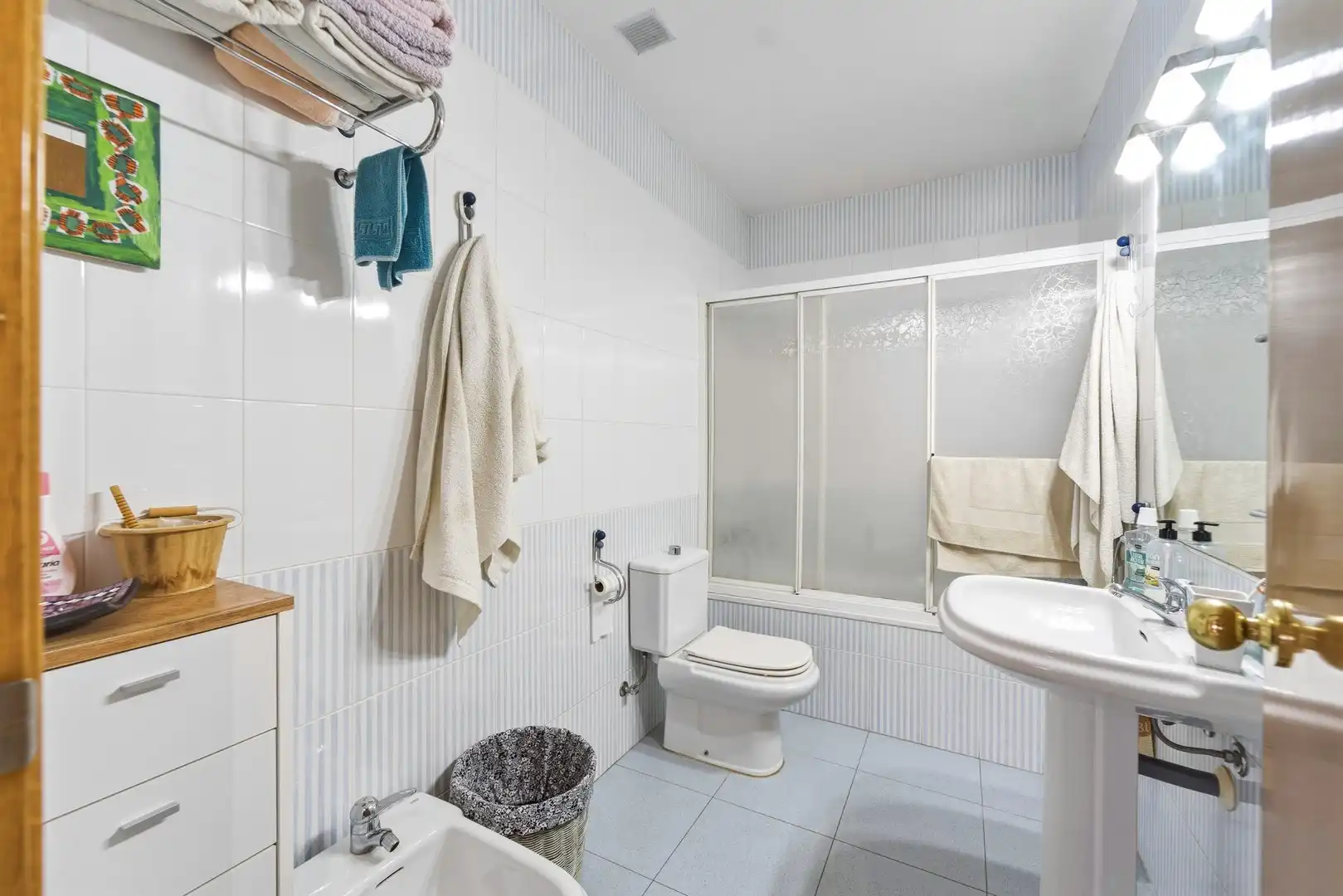 Badezimmer von Maisonette zum Verkauf in Lloret de Mar mit Heizung, Terrasse und Abstellraum