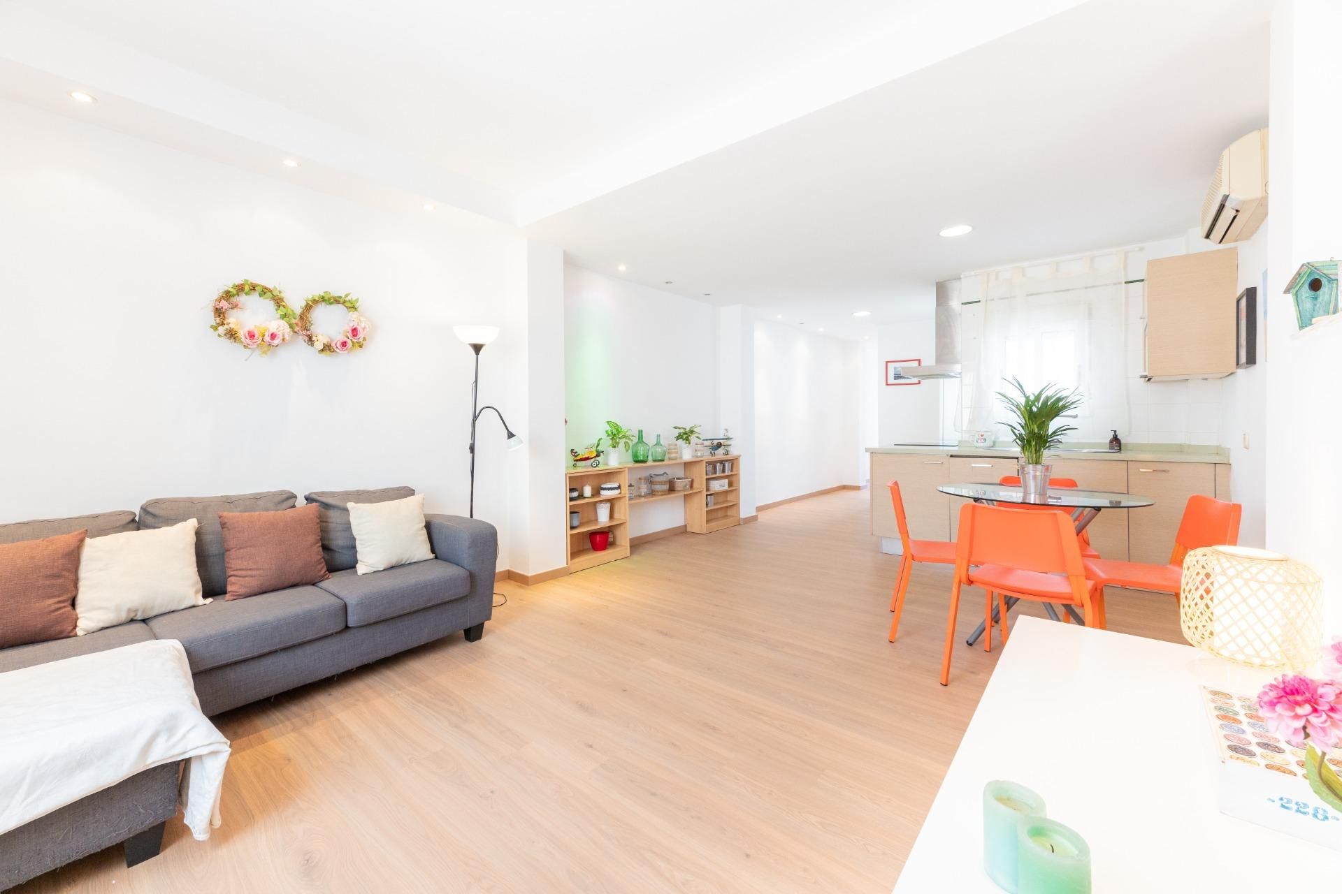 Sala d'estar de Pis en venda en Mislata amb Aire condicionat, Calefacció i Parquet