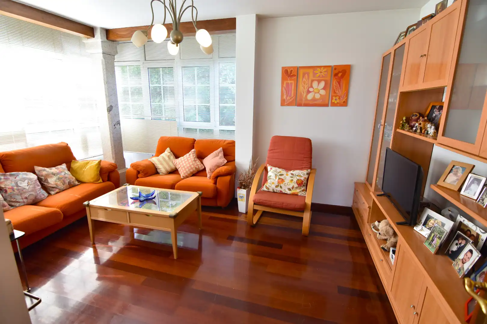 Living room of Houses for sale in Sada (A Coruña)  with Heating, Private garden and Parquet flooring