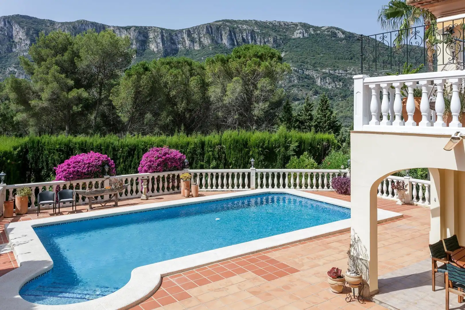 Swimming pool of Houses for sale in Barx  with Air Conditioner, Heating and Private garden