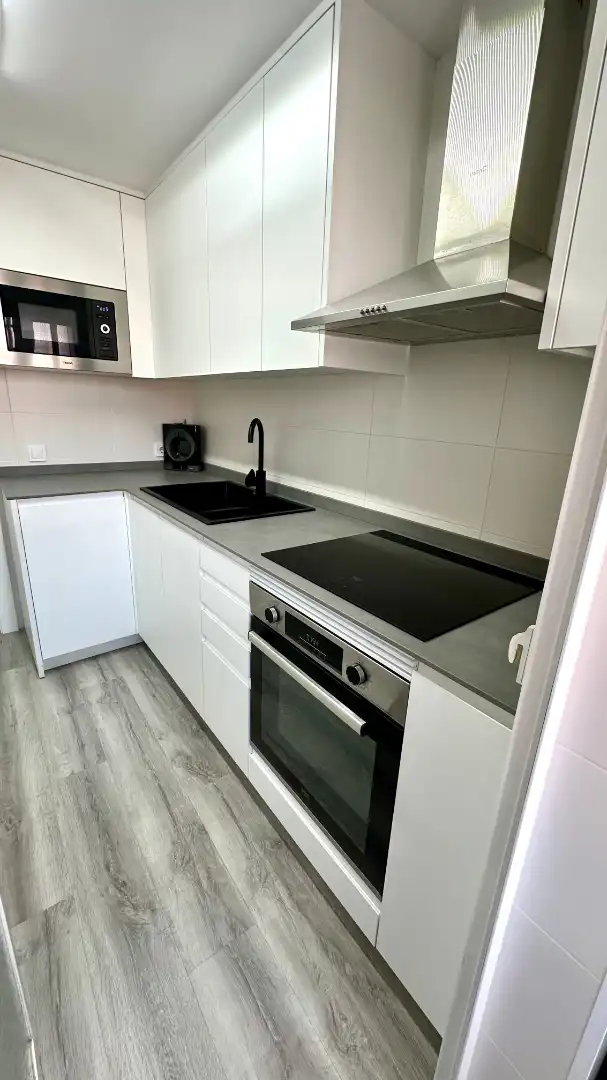 Kitchen of Attic for sale in Badalona  with Air Conditioner, Heating and Parquet flooring