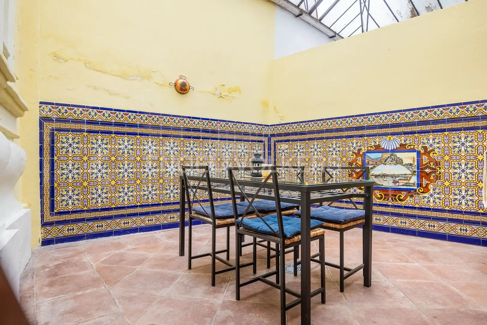Terraza de Piso de alquiler en Sevilla con Aire acondicionado, Calefacción y Terraza