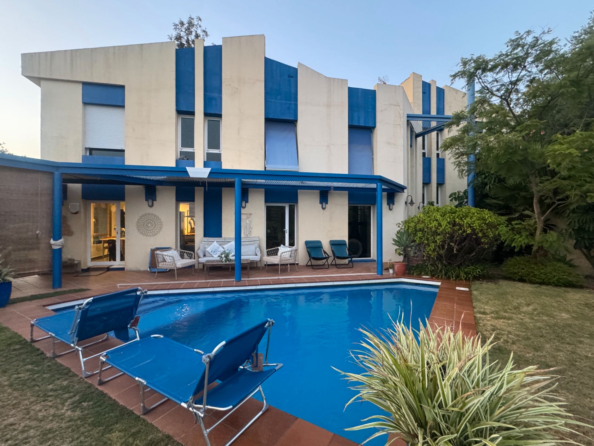 Piscina de Casa o xalet de lloguer en Málaga Capital amb Aire condicionat, Calefacció i Jardí privat