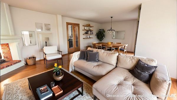 Living room of Single-family semi-detached for sale in Las Rozas de Madrid  with Air Conditioner, Heating and Private garden