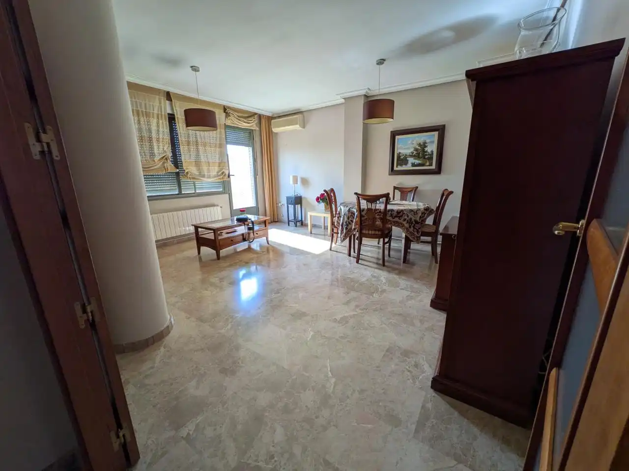 Sala de estar de Ático de alquiler en Albacete con Aire acondicionado, Calefacción y Terraza