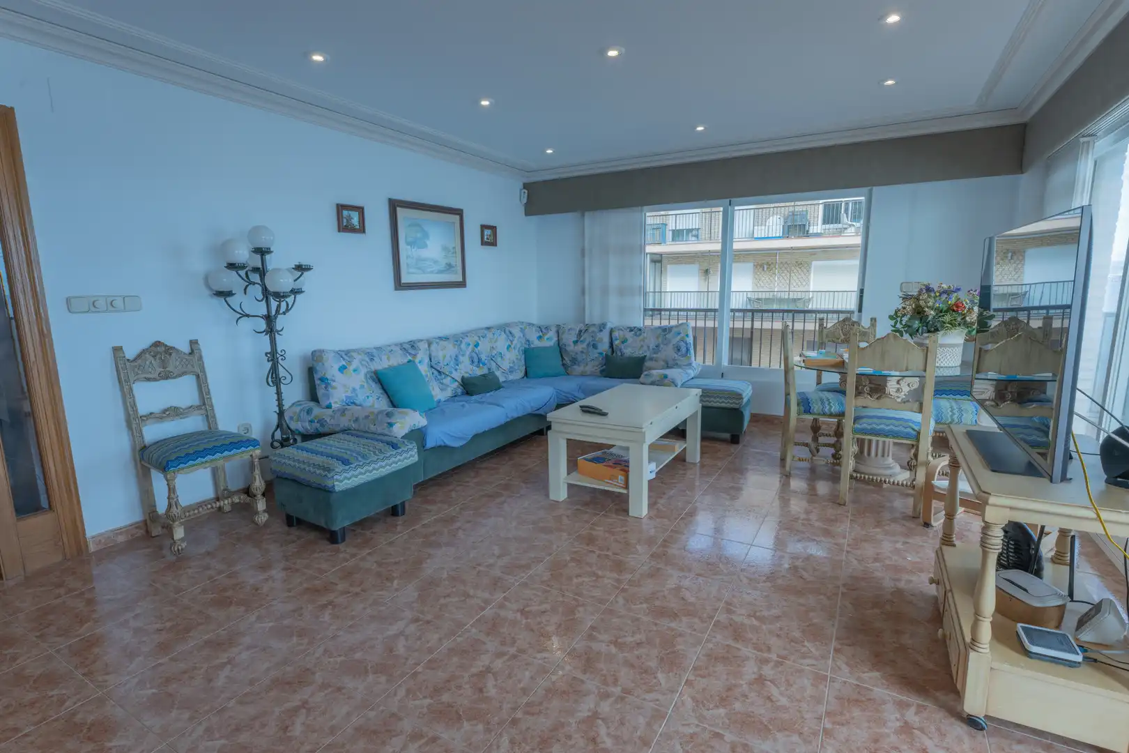 Wohnzimmer von Wohnung zum Verkauf in Elche / Elx mit Heizung, Terrasse und Möbliert