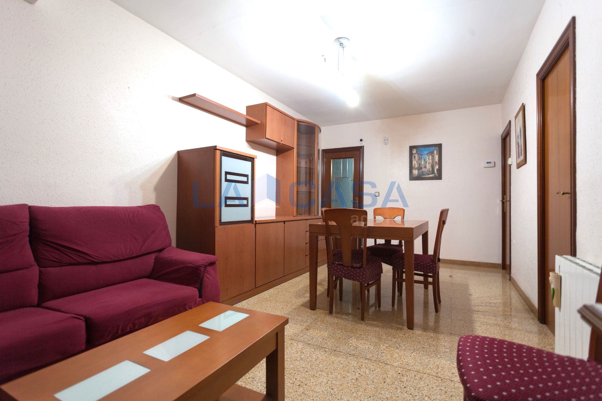 Living room of Flat for sale in L'Hospitalet de Llobregat  with Air Conditioner, Heating and Oven