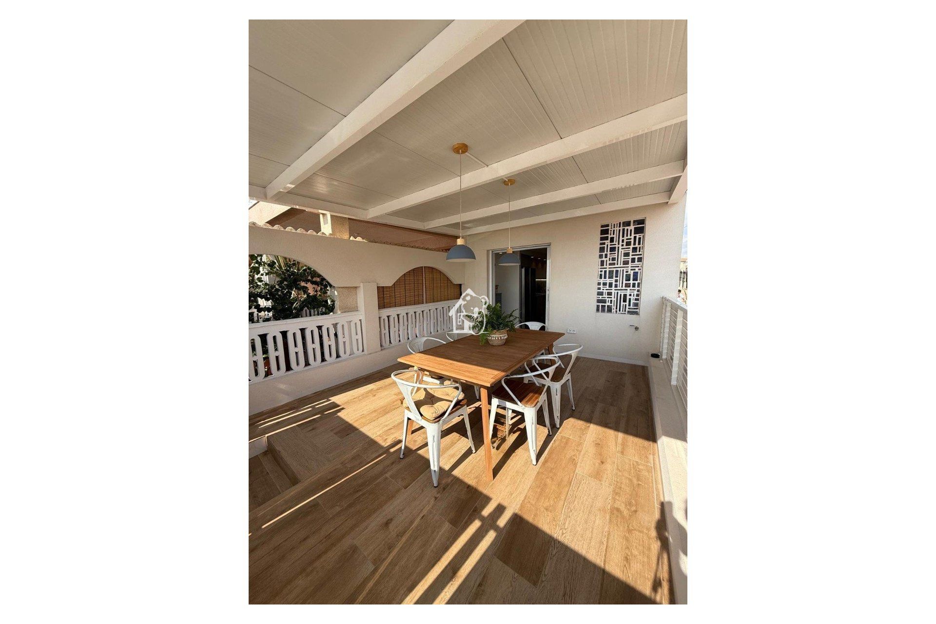 Terrace of House or chalet to rent in Orihuela  with Air Conditioner, Private garden and Parquet flooring