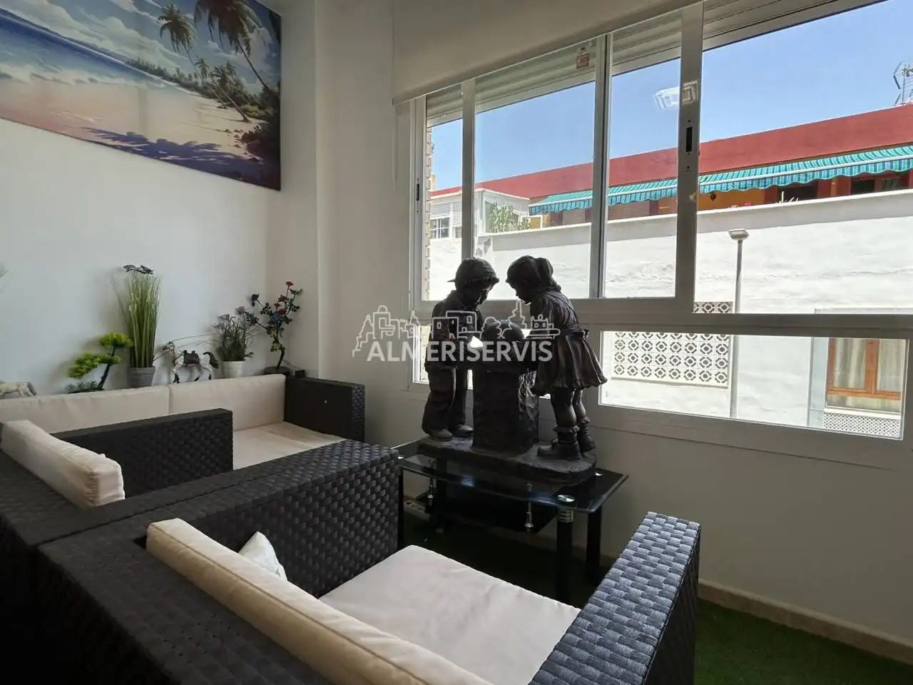 Vista exterior de Piso en venta en Roquetas de Mar
