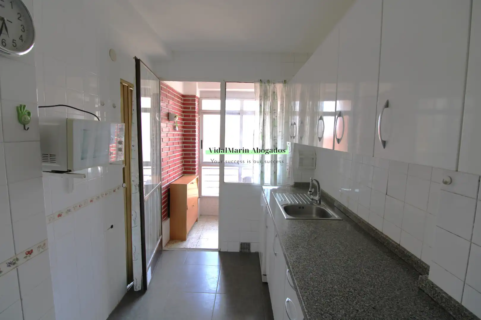 Cocina de Piso en venta en Alicante / Alacant con Aire acondicionado, Horno y Lavadora