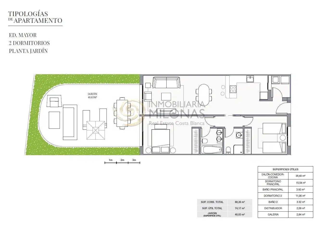 Apartments for sale in L'Alfàs del Pi  with Air Conditioner, Private garden and Terrace