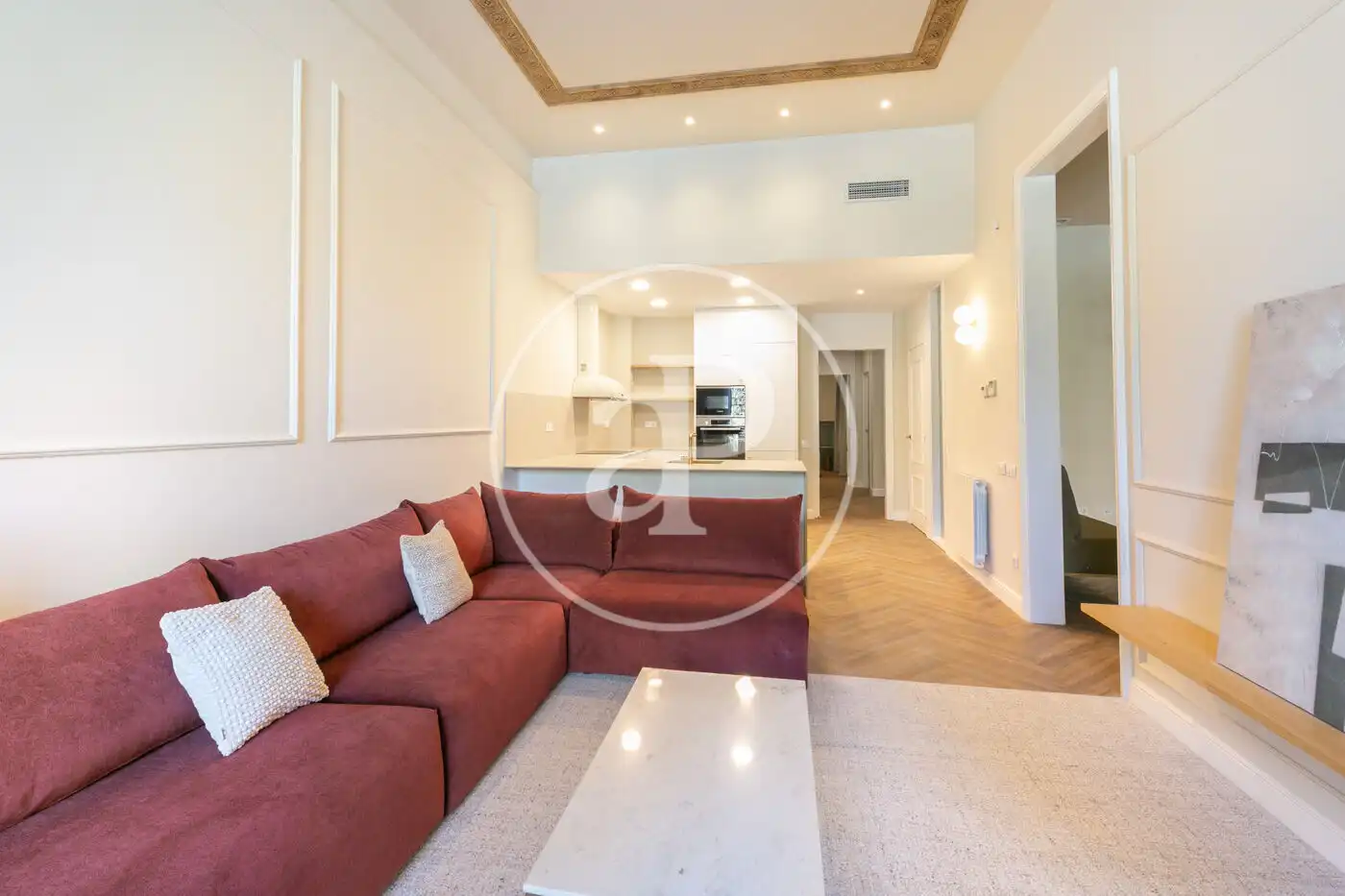 Living room of Flat for sale in Barcelona  with Air Conditioner, Heating and Private garden