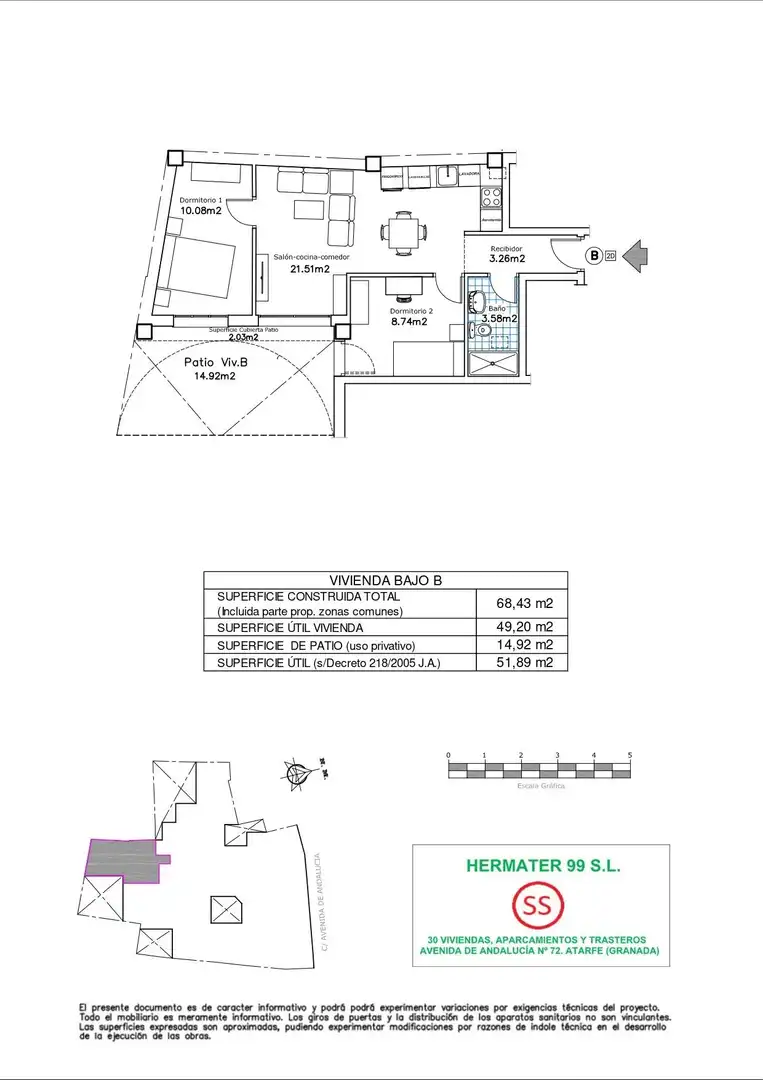 Flat for sale in Atarfe