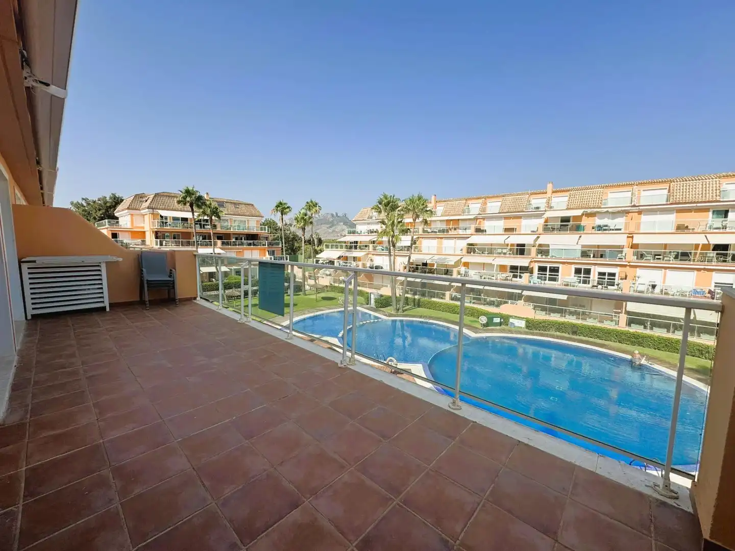 Terrassa de Apartament en venda en Dénia amb Aire condicionat, Jardí privat i Terrassa