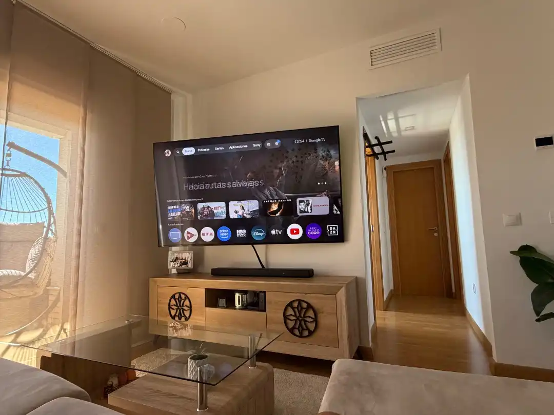 Sala de estar de Piso en venta en Vícar con Aire acondicionado, Calefacción y Jardín privado