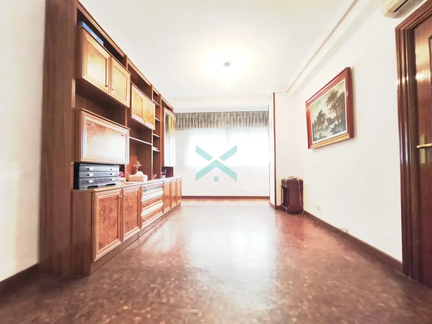 Sala d'estar de Pis en venda en Madrid amb Calefacció, Jardí privat i Parquet