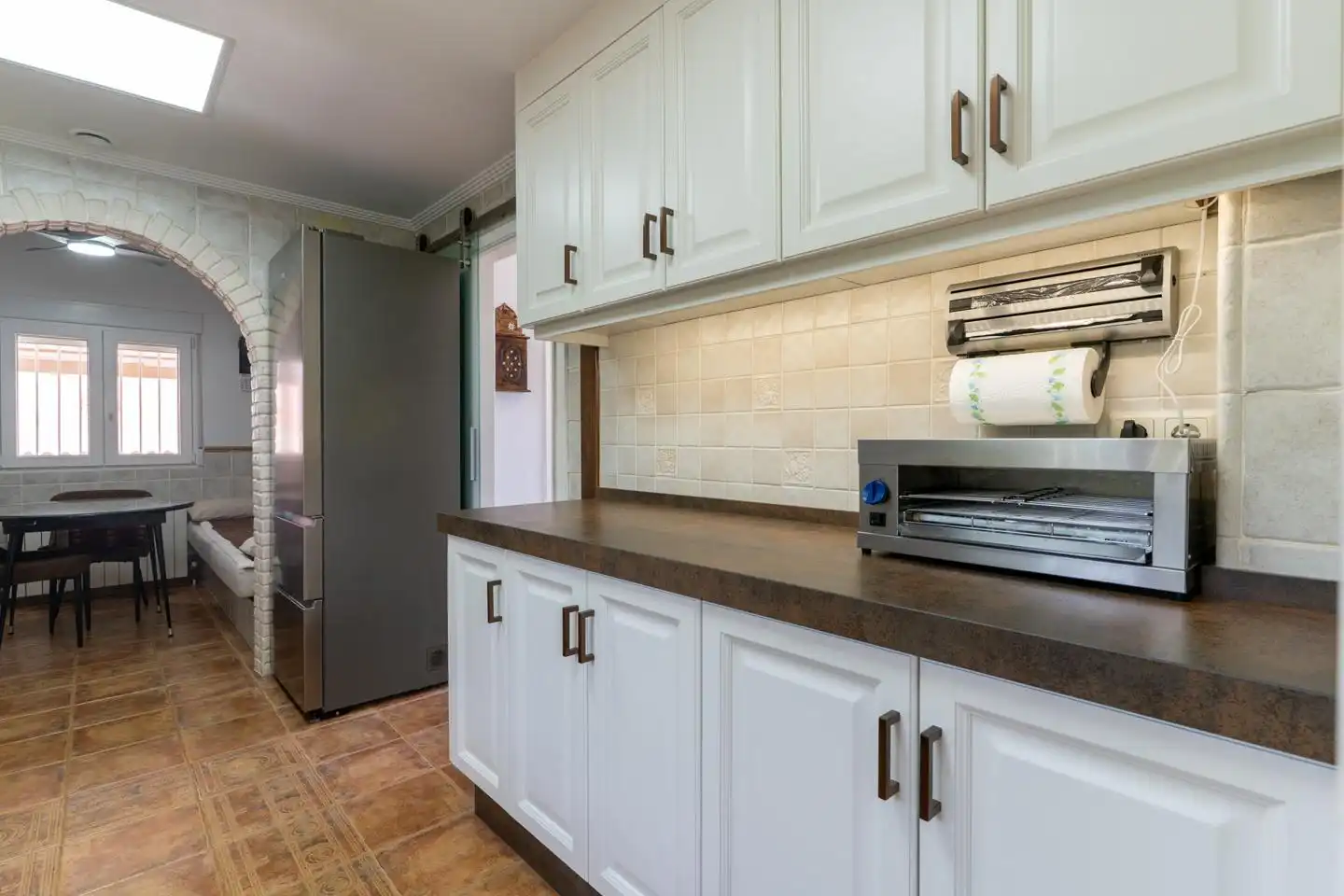 Cocina de Casa o chalet en venta en Elche / Elx con Aire acondicionado, Calefacción y Jardín privado