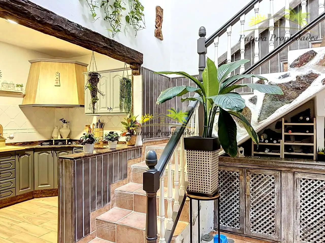 Cuina de Dúplex en venda en Arrecife amb Aire condicionat, Terrassa i Moblat