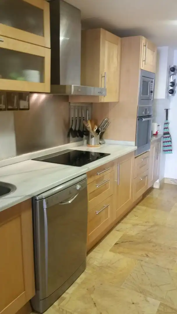 Cocina de Casa o chalet de alquiler en Almería con Aire acondicionado, Jardín privado y Terraza