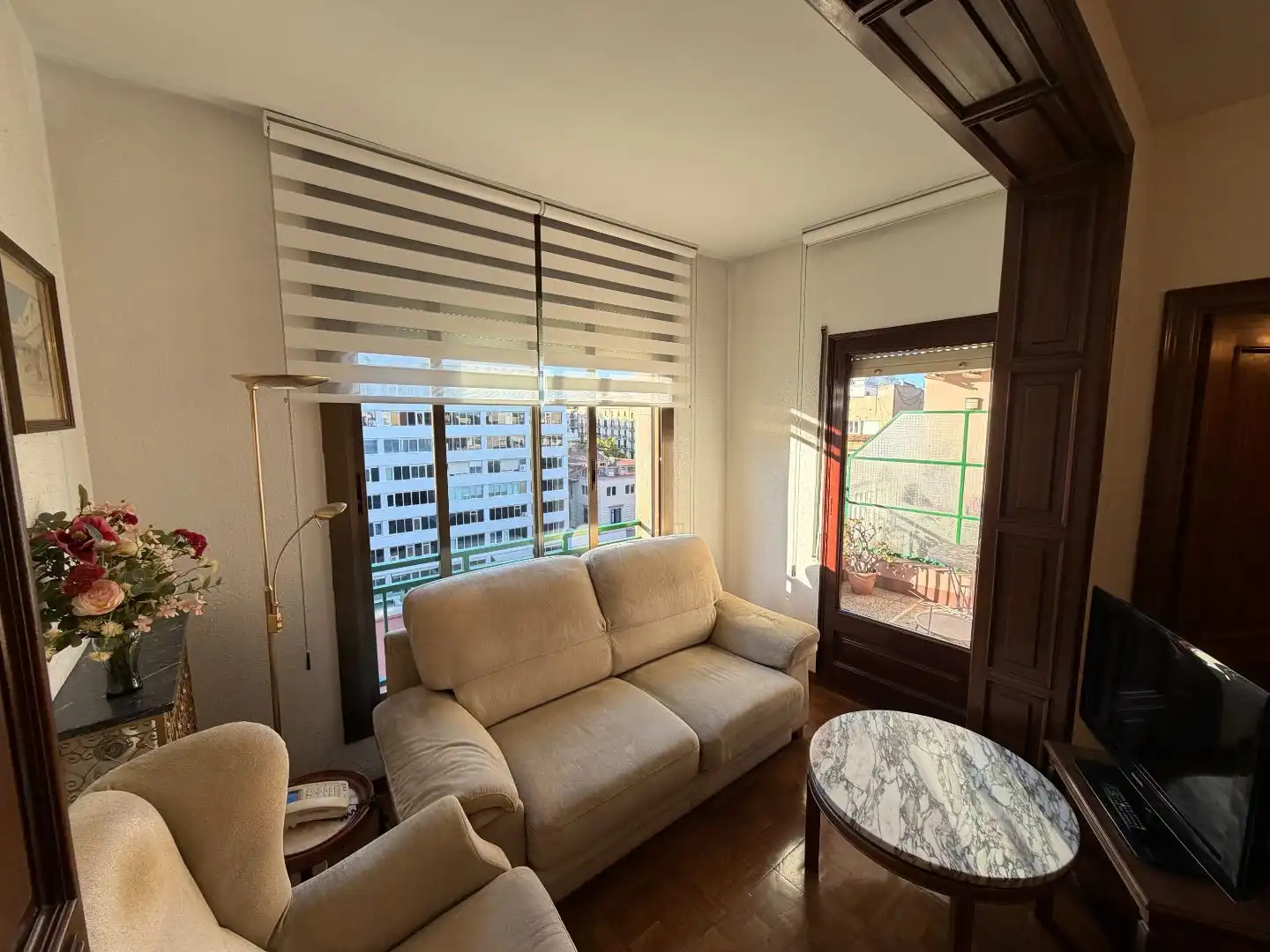 Living room of Flat for rent in  Barcelona Capital  with Terrace and Balcony