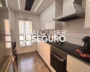 Kitchen of Flat to rent in  Madrid Capital  with Air Conditioner, Heating and Swimming Pool