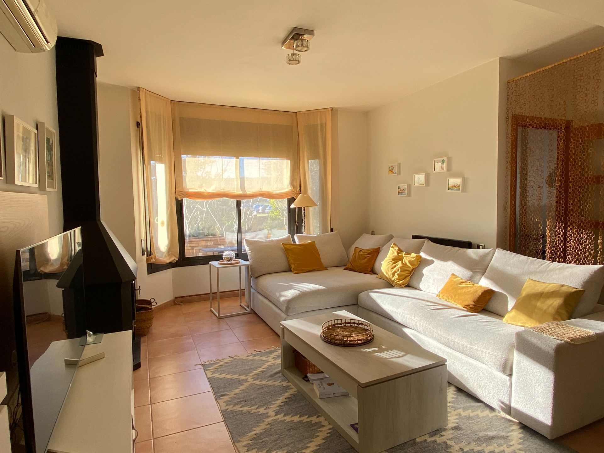 Living room of Single-family semi-detached for sale in Sant Esteve de Palautordera  with Heating, Private garden and Terrace