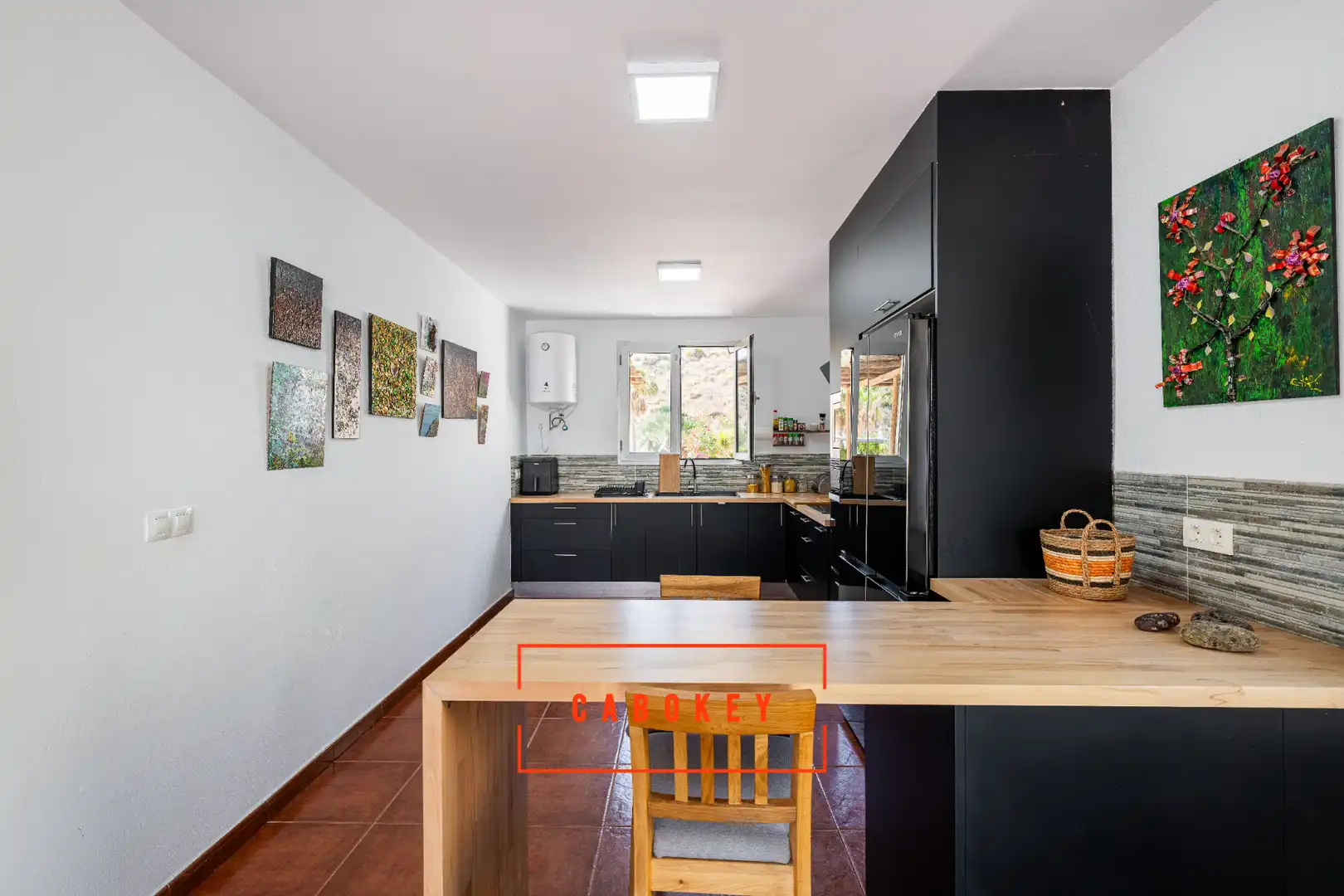 Cocina de Casa o chalet en venta en Carboneras con Aire acondicionado, Calefacción y Jardín privado