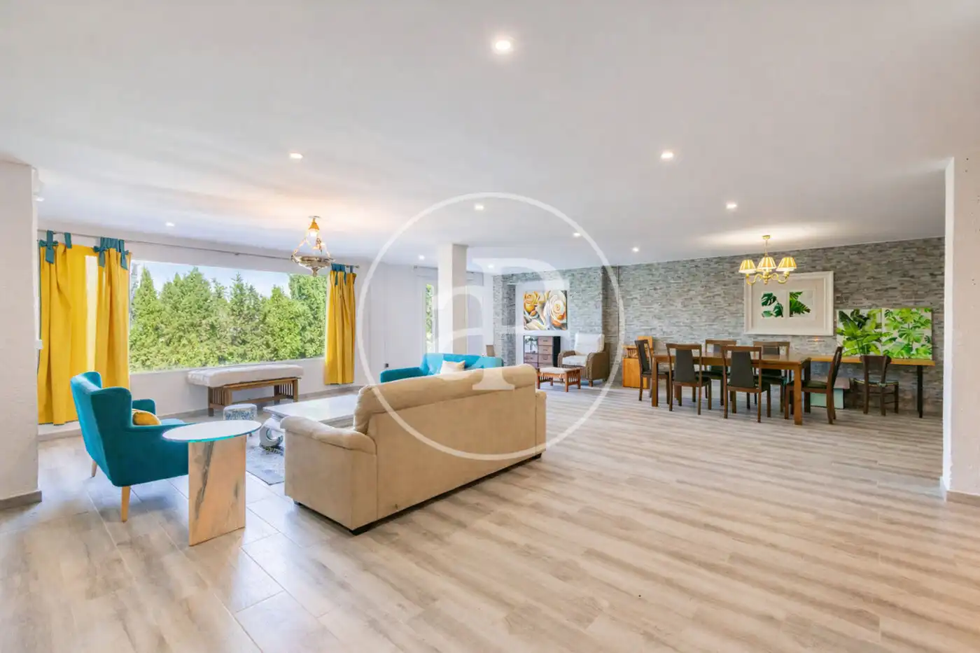 Living room of Houses for sale in Venturada  with Heating, Private garden and Terrace