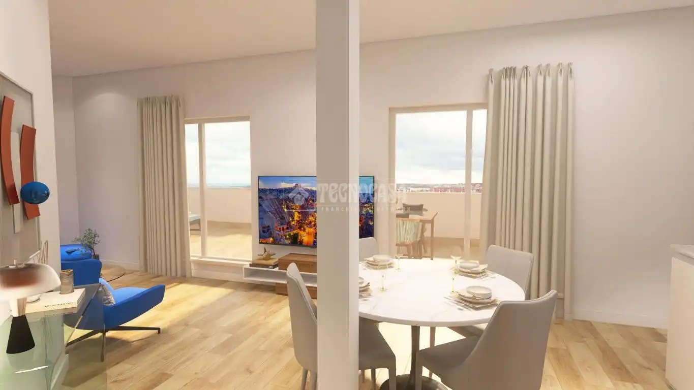 Sala de estar de Piso en venta en Madrid con Aire acondicionado y Terraza