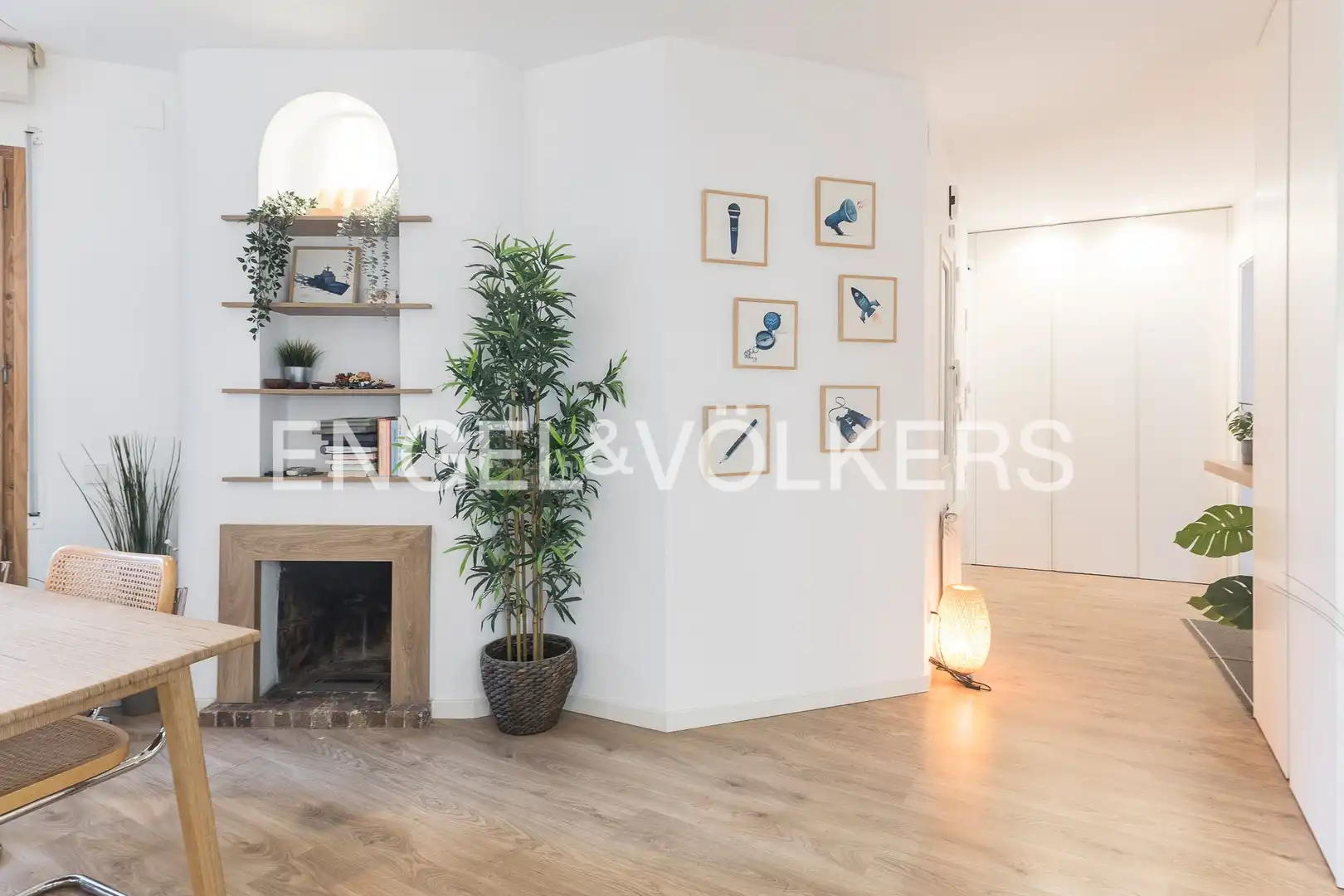 Sala de estar de Piso en venta en Sarrià - Sant Gervasi