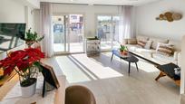 Sala d'estar de Casa o xalet en venda en Monforte del Cid amb Aire condicionat, Terrassa i Balcó