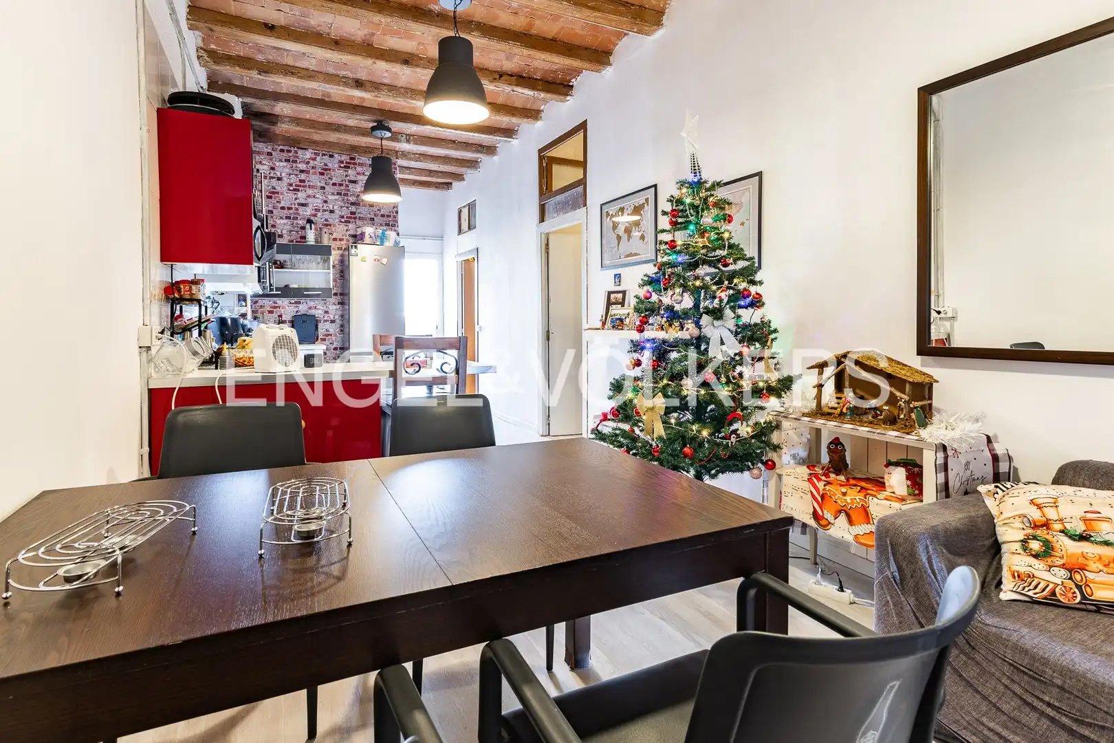 Cocina de Piso en venta en Barcelona con Aire acondicionado, Calefacción y Parquet