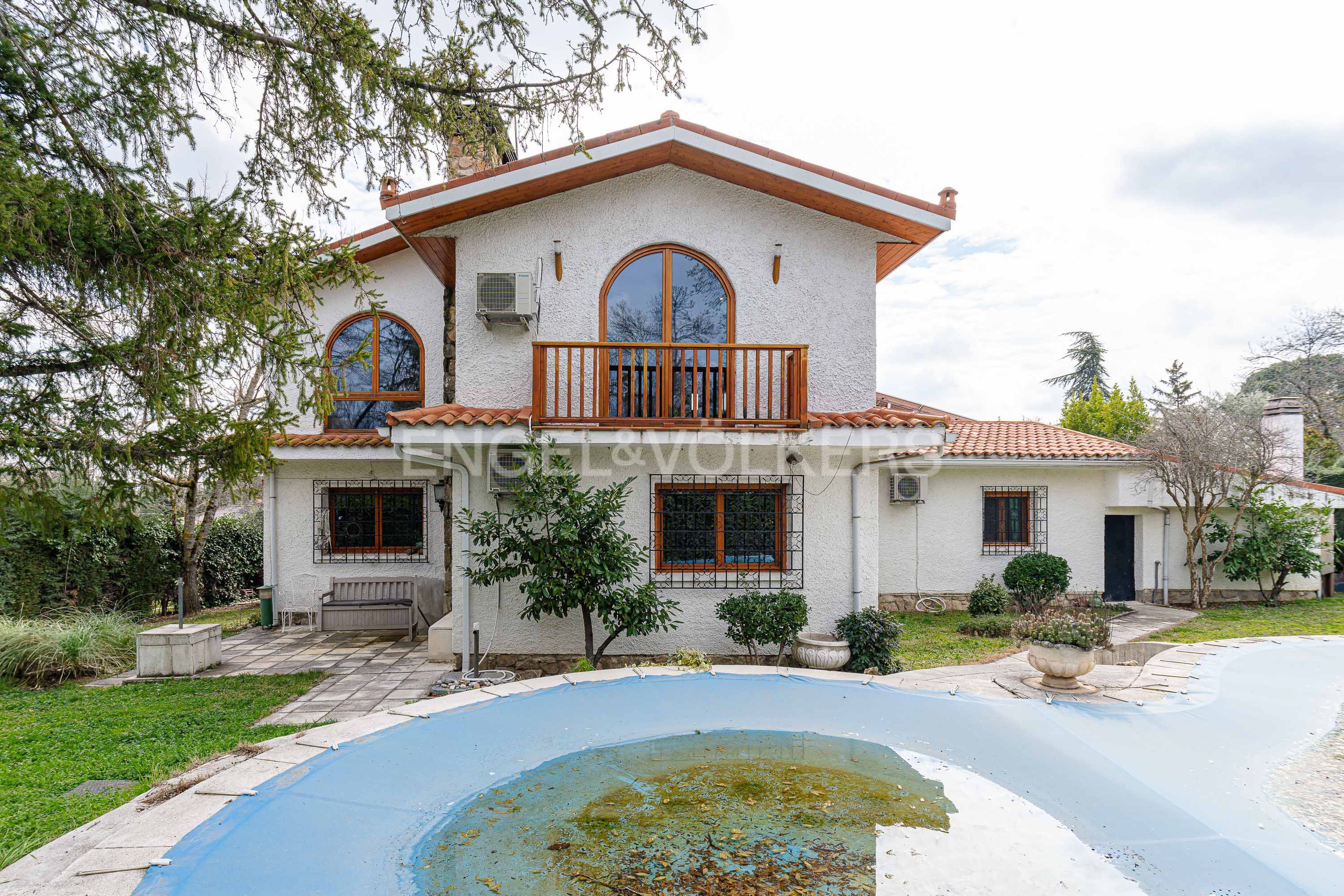 Exterior view of House or chalet for sale in Guadarrama  with Heating and Private garden