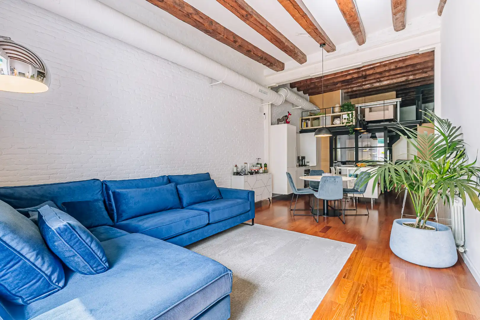 Sala de estar de Piso en venta en Barcelona con Aire acondicionado, Calefacción y Parquet