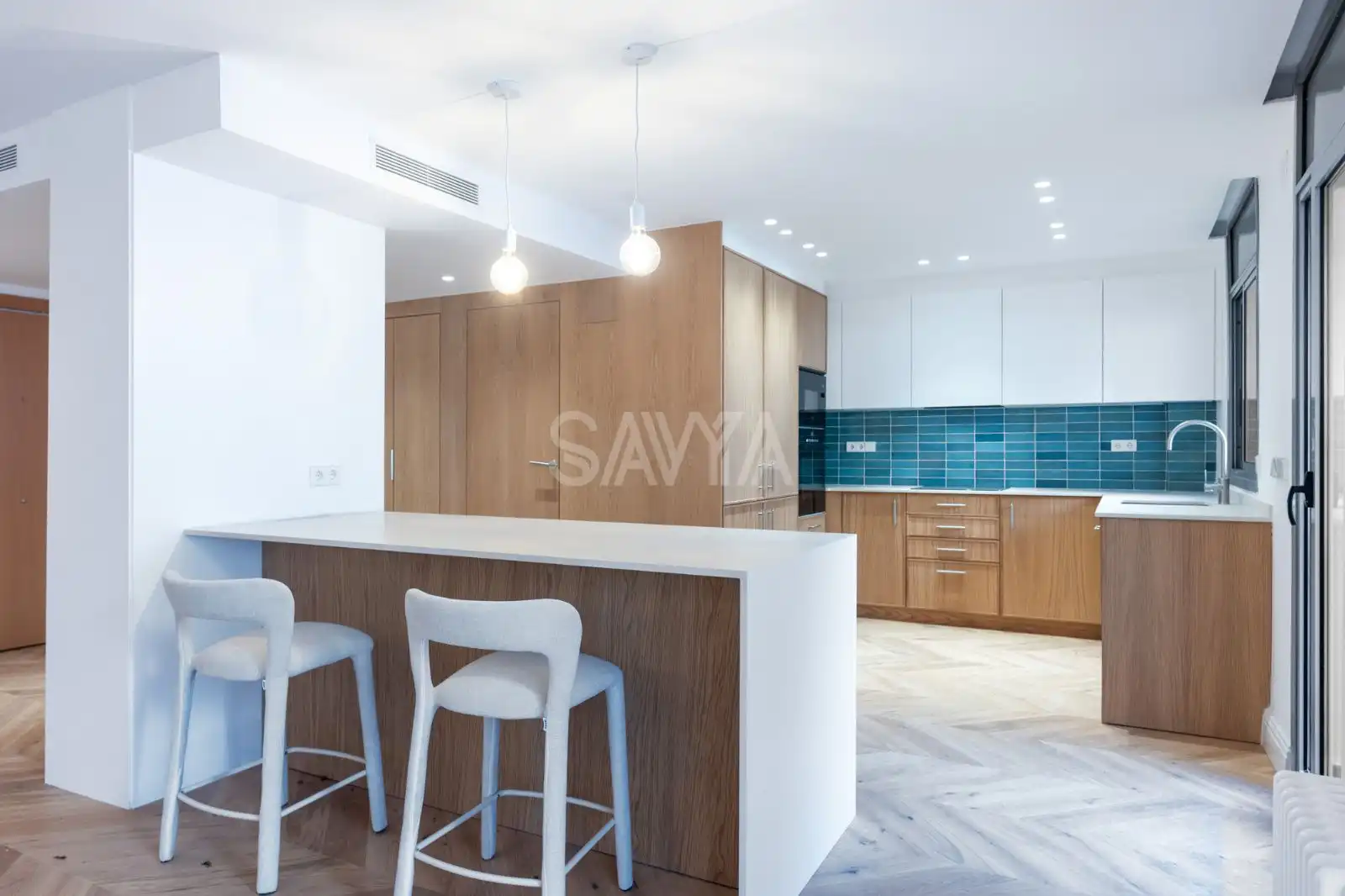 Cocina de Piso en venta en Barcelona con Aire acondicionado, Parquet y Terraza