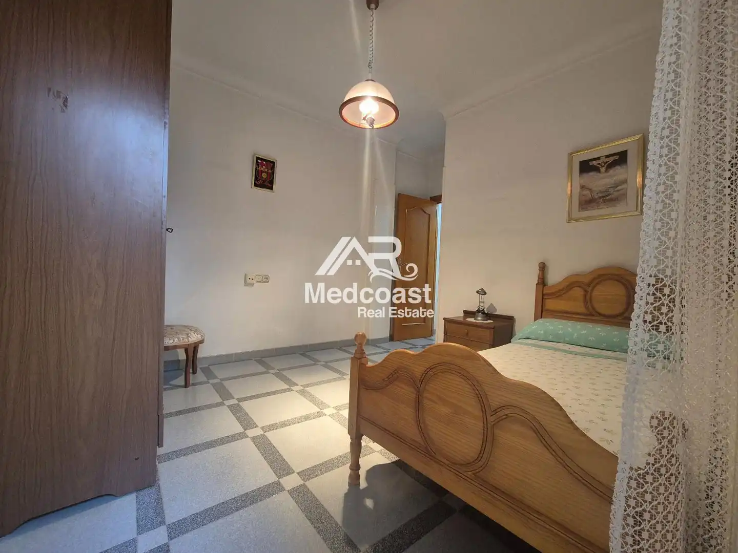 Schlafzimmer von Einfamilien-Reihenhaus zum Verkauf in Vera mit Klimaanlage, Terrasse und Abstellraum